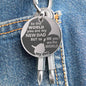 To New Dad - my world - Screwdriver Keychain