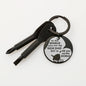 To New Dad - my world - Screwdriver Keychain