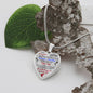 To my Daughter - Use my last breath to say I love you spread you wings and fly - from Your Mom - Heart Necklace