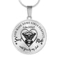 To my Wife Future Wife Ride Partner - God Made Some Girls Perfect - Sweet Ride - Perfect Pendant Necklace