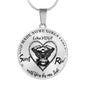 To my Wife Future Wife Ride Partner - God Made Some Girls Perfect - Sweet Ride - Perfect Pendant Necklace