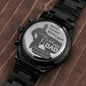 To Dad - I call my hero Dad - Stainless Steel Luxury Watch