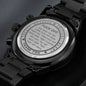 To Dad - Safety Alert F Off - Stainless Steel Luxury Watch