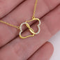 To my Soulmate - My Desert Spring Always Love You - Dune Chani -Everlasting Love - Solid Gold Real Diamonds -Free Shipping
