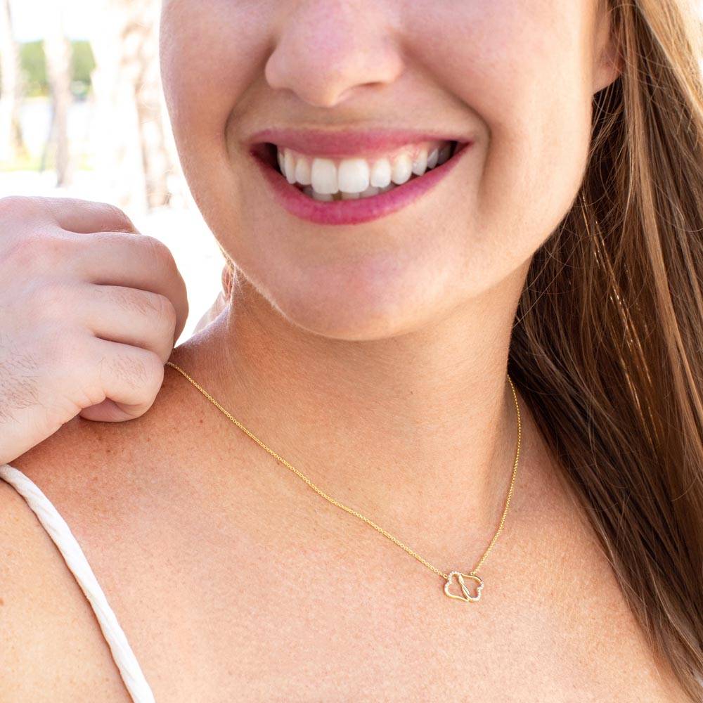 To my Soulmate - Greatest Love Story - Everlasting Love - Solid Gold Real Diamonds -Free Shipping