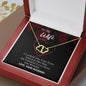 To my Wife - Greatest Love Story - Everlasting Love - Solid Gold Real Diamonds -Free Shipping