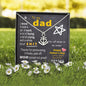 To Dad - work training M.o.m - My Anchor - from Favorite - Steel Anchor Necklace