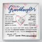 To my Granddaughter - never forget your path and beauty and brilliance greatest woman proud of you - from Your Grandpa - BEST SELLER - Love Knot