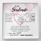 To My Soulmate - Best Thing Ever Happened To Me - Love Knot Necklace