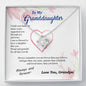 To my Granddaughter - blessed with brave strong and loved daughter - from Your Grandpa - Love Knot