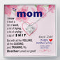 To Mom - Sorry about my brother - from Favorite - Knot Necklace
