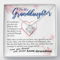 To my Granddaughter - through my eyes you can fly forever - from Your Grandma - Love Knot