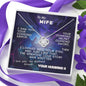 To my Wife - Looked into your Eyes Greatest Love MineCraft - from Your Husband - Love Knot
