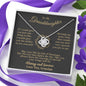 To my Granddaughter - through my eyes be blessed with light courage to fly - v2 - from Your Grandpa - Love Knot