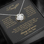 To my Daughter - through my eyes be blessed with light courage to fly - v2 - from Your Dad - Love Knot