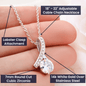 To Mom, my Mom, your Mom - xmas caring selfless superb magnificent dazzling human - from Your favorite - Alluring Necklace