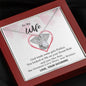 To my Wife - Perfect Sweet Ride Greatest Love Story - Alluring Necklace