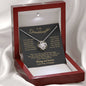 To my Granddaughter - through my eyes be blessed with light courage to fly - v2 - from Your Grandpa - Love Knot