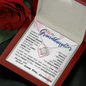 To my Granddaughter - always remember you are braver stronger smarter love and beauty grace greatest woman proud of you - from Your Grandpa - BEST SELLER - Love Knot