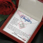 To my Daughter - Through my Eyes You Can Fly Forever - From Dad - BEST SELLER - Love Knot Necklace