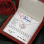 To my Daughter - through my eyes be blessed with light courage to fly - from Your Dad - Love Knot