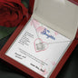 To my Daughter - you are my greatest gift I promise - from Your Dad - Love Knot