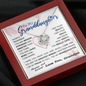 To my Granddaughter - always remember you are braver stronger smarter love and beauty grace greatest woman proud of you - from Your Grandpa - BEST SELLER - Love Knot