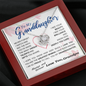To my Granddaughter - never forget your path and beauty and brilliance greatest woman proud of you - from Your Grandpa - BEST SELLER - Love Knot