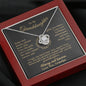 To my Granddaughter - your path and brilliance greatest woman proud of you - elegant - from Your Grandpa - BEST SELLER - Love Knot