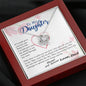 To my Daughter - Through my Eyes You Can Fly Forever - From Dad - BEST SELLER - Love Knot Necklace