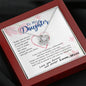 To my Daughter - your path and brilliance greatest woman proud of you - from Your Mom - Love Knot