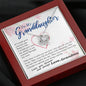 To my Granddaughter - through my eyes you can fly forever - from Your Grandma - Love Knot