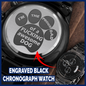 To Doggy Dad - Proud Dad of F Awesome Dog - Stainless Steel Luxury Watch