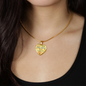 To my Daughter - Use my last breath to say I love you spread you wings and fly - from Your Dad - Heart Necklace