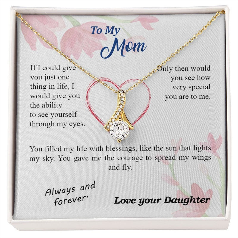 Mothers Day Gift from Daughter - Alluring Beauty Necklace