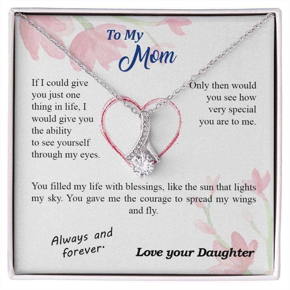 Mothers Day Gift from Daughter - Alluring Beauty Necklace