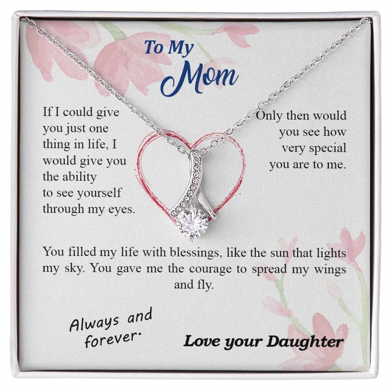Mothers Day Gift from Daughter - Alluring Beauty Necklace