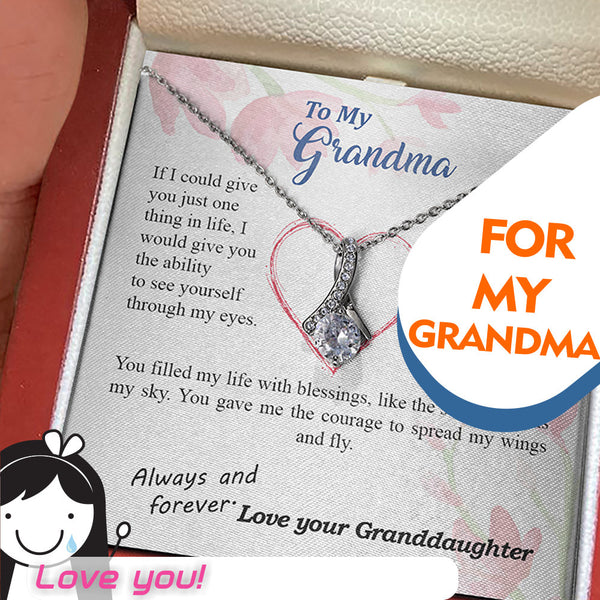 Mothers Day Gift from Granddaughter - Alluring Beauty Necklace
