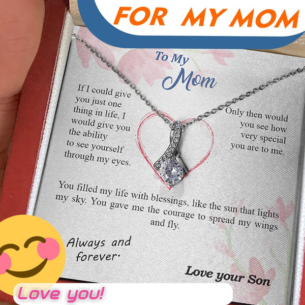Mothers Day Gift from Son- Alluring Beauty Necklace