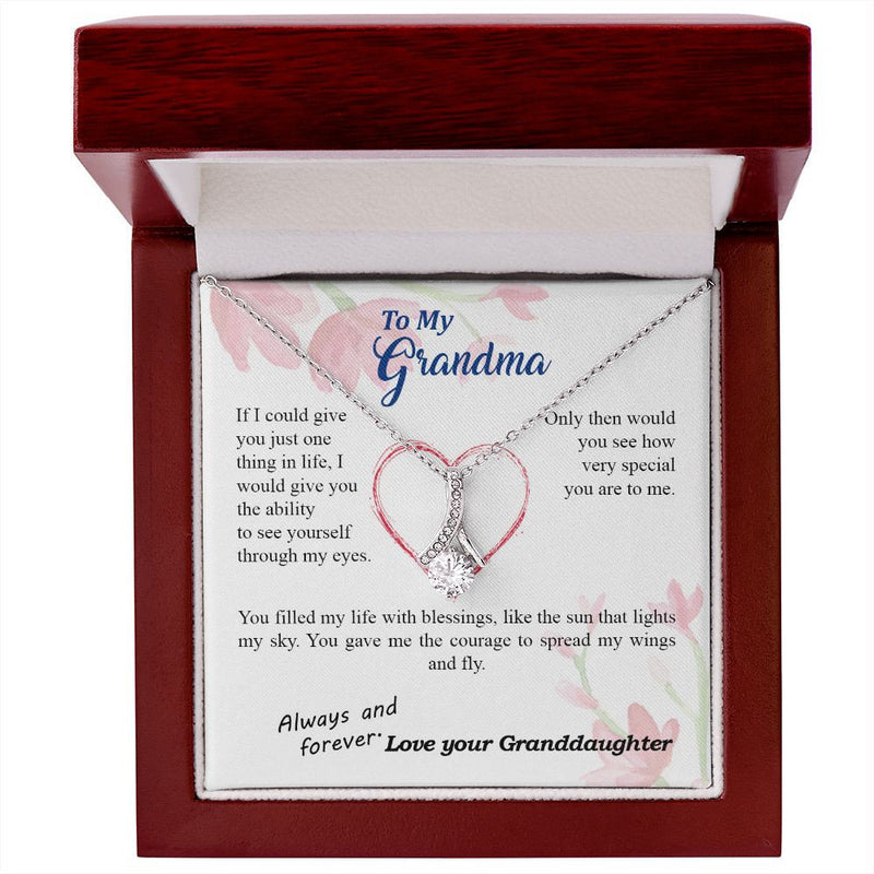 Mothers Day Gift from Granddaughter - Alluring Beauty Necklace