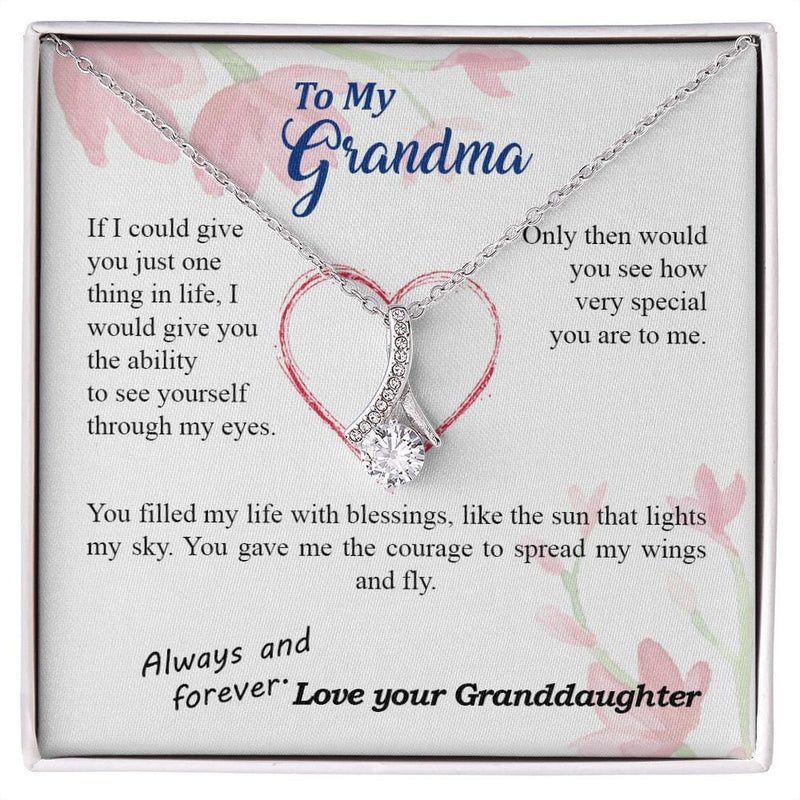 Mothers Day Gift from Granddaughter - Alluring Beauty Necklace