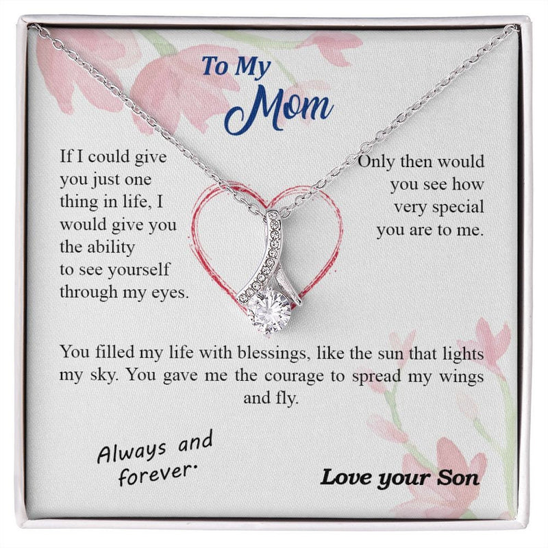 Mothers Day Gift from Son- Alluring Beauty Necklace