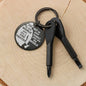 To Firefighter Dad - my world - Screwdriver Keychain