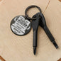 To Truck Driver Dad - my world - Screwdriver Keychain