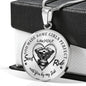 To my Wife Future Wife Ride Partner - God Made Some Girls Perfect - Sweet Ride  - Perfect Pendant Necklace