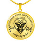 To my Wife Future Wife Ride Partner - God Made Some Girls Perfect - Sweet Ride  - Perfect Pendant Necklace