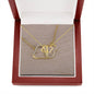 To XXX - My Desert Spring Always Love You - Everlasting Love - Solid Gold Real Diamonds -Free Shipping