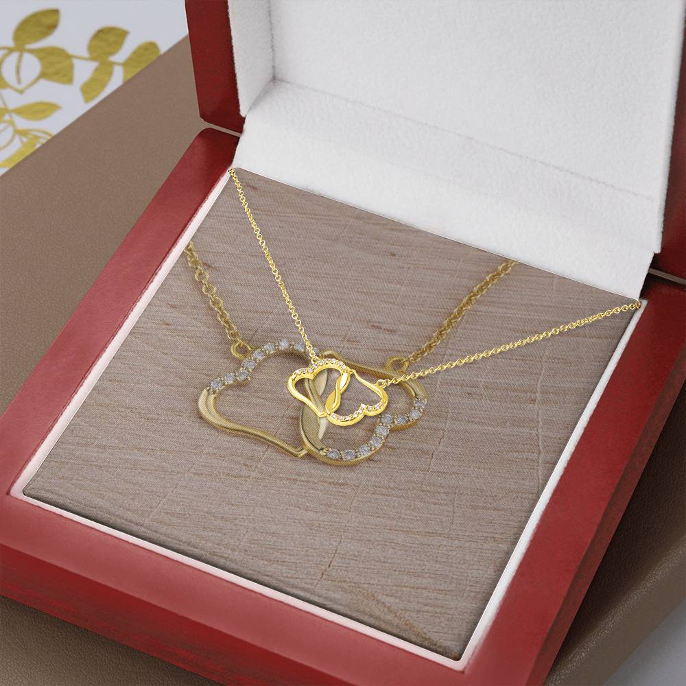 To XXX - My Desert Spring Always Love You - Everlasting Love - Solid Gold Real Diamonds -Free Shipping