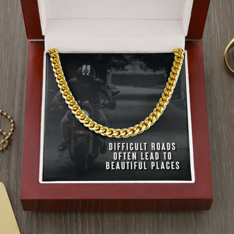 To my Man, my Son, my Grandson, my Husband, my Soulmate - Cuban Link Chain Necklace  - General Style
