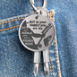To Fisherman Dad - my world - Screwdriver Keychain